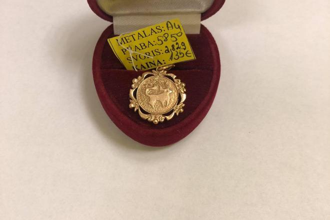 Auksinis pakabukas 2,82g-0