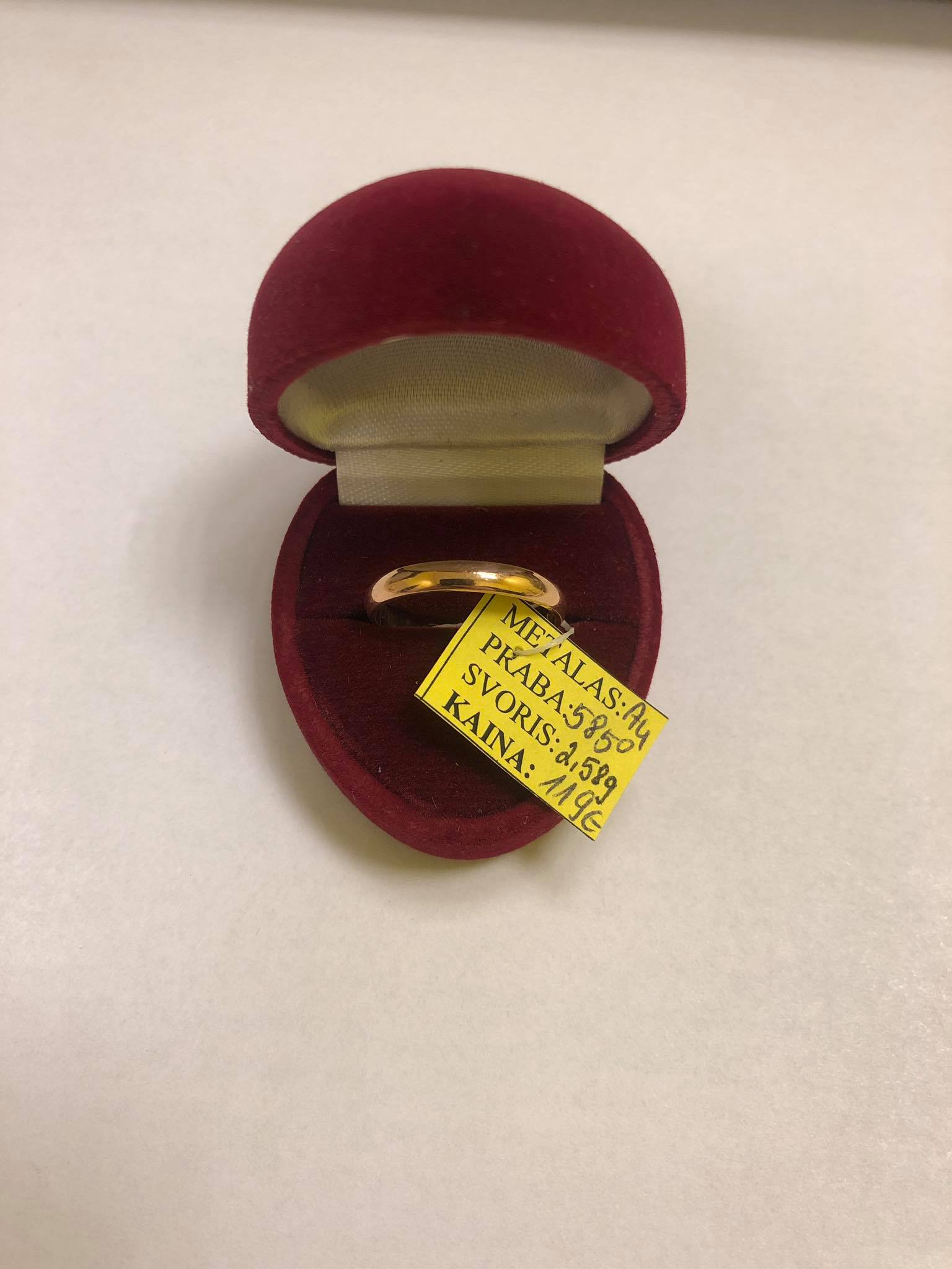 Auksinis žiedas 2,58g-0