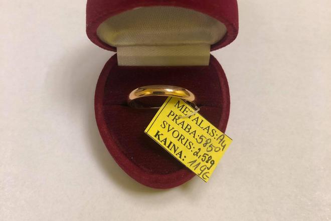 Auksinis žiedas 2,58g-0