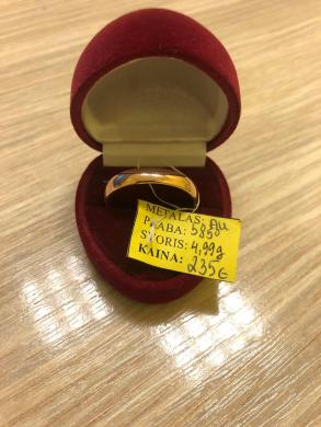 Auksinis žiedas 4,99g-0