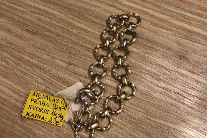 Sidabrinė apyrankė 14,56g-0