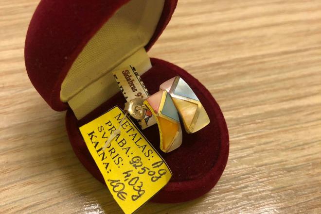 Sidabriniai auskarai 4,03g-0