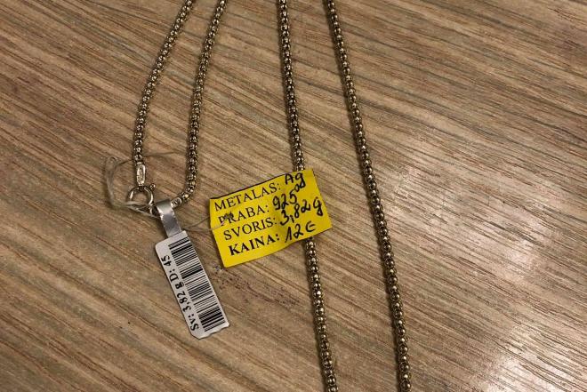 Sidabrinė grandinėlė 3,82g-0