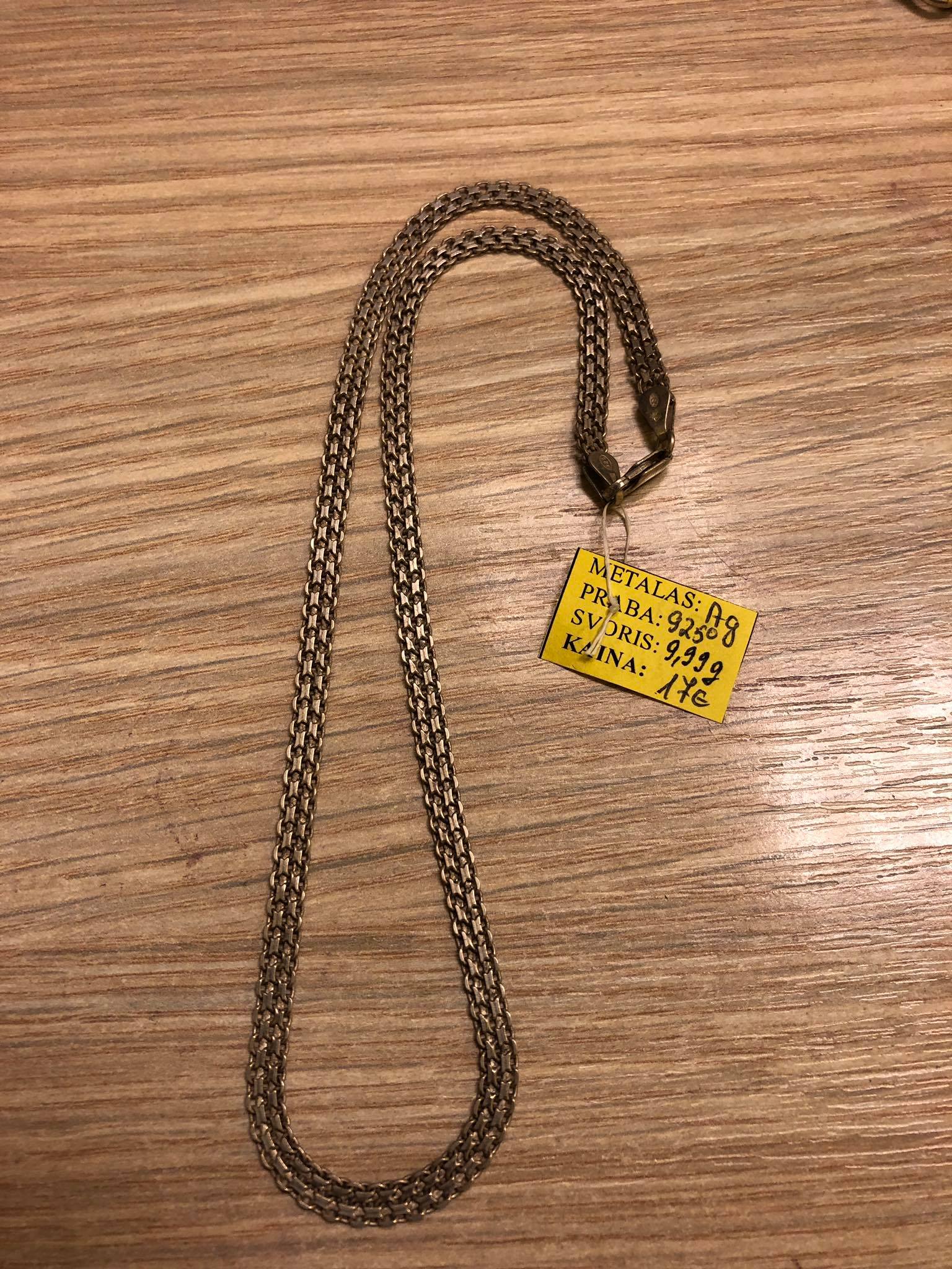Sidabrinė grandinėlė 9,99g-0