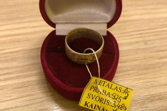 Sidabrinis žiedas 3,48g-0