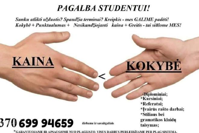 Rašto darbų rašymas-0