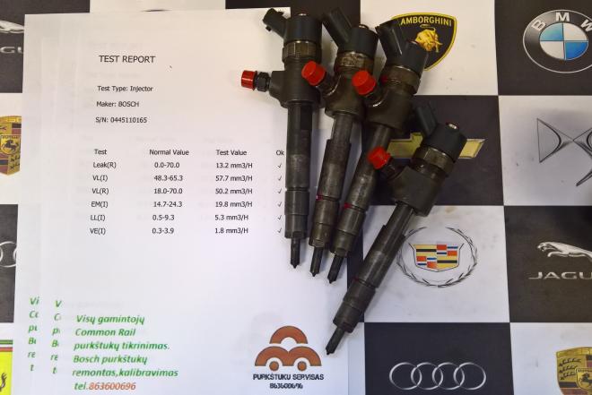 Kuro purkštukas Opel-Vectra. 0445110165-0