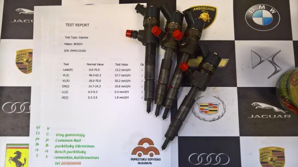 Kuro purkštukas Saab-9-3. 0445110165-0