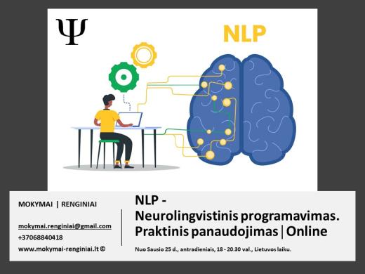 Online | NLP - Neurolingvistinis programavimas | Praktinis panaudojimas.-0