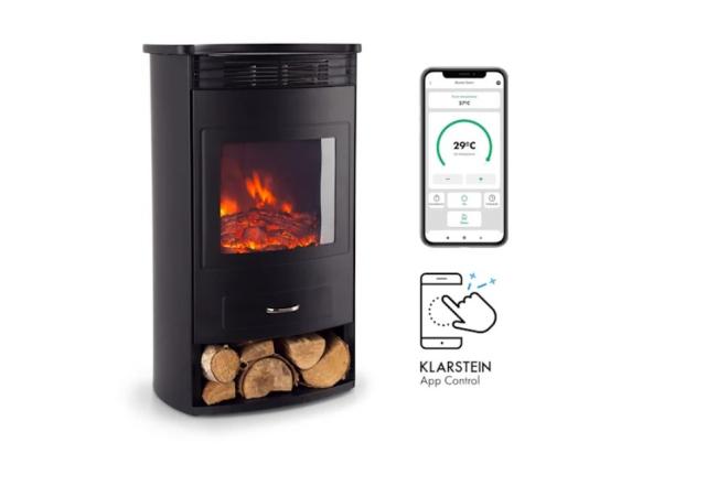 "Bormio Smart" elektrinis židinys - šildytuvas-0