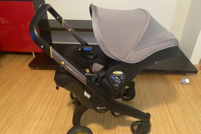 Doona automobilio kėdutė - vežimėlis + isofix bazė-0