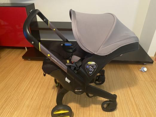 Doona automobilio kėdutė - vežimėlis + isofix bazė-0