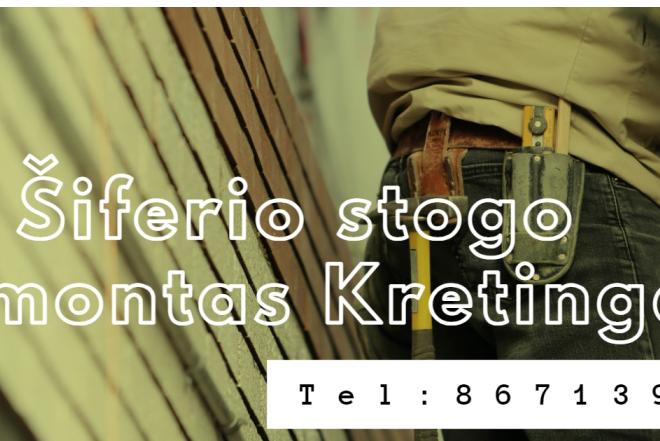 Šiferio stogo remontas Kretinga 867139234-0