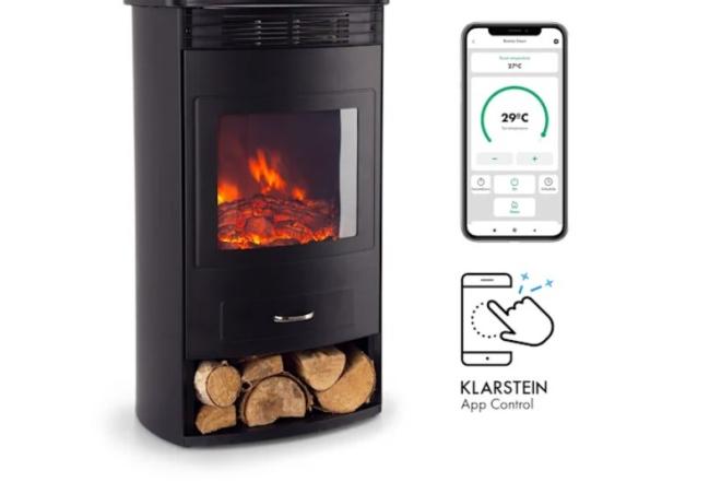 "Bormio Smart" elektrinis židinys - šildytuvas-0