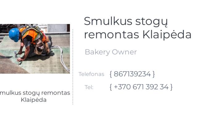 Smulkus stogų remontas Klaipėda-0