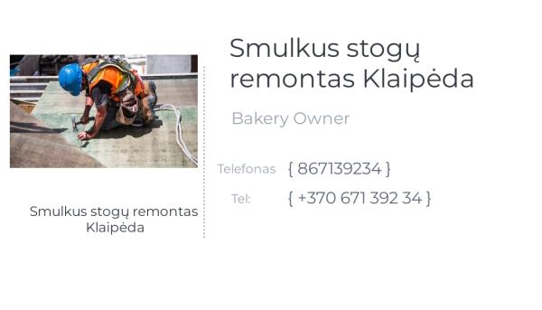 Smulkus stogų remontas Klaipėda-0