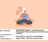 NEMOKAMA paskaita-meditacija online | Kaip pajausti vidinę ramybę, kai išoriniame pasaulyje chaosas?-0