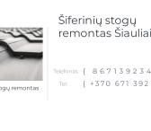 Šiferinių stogų remontas Šiauliai-0