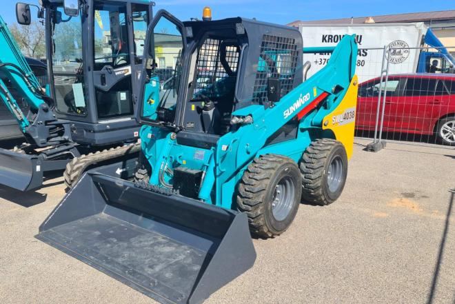 Bobcat krautuvas, mini ekskavatorius, fiskaras-0