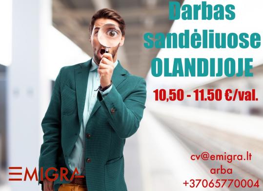 Darbas sandėliuose OLANDIJA-0