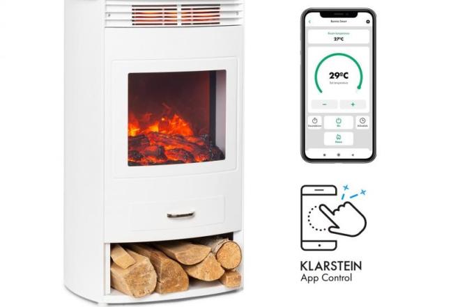 "Bormio Smart" elektrinis židinys - šildytuvas-0