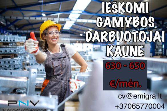 Gamybos darbuotojai Kaune-0
