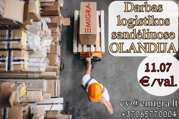 Darbas logistikos sandėlyje OLANDIJA-0