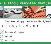 Smulkus stogų remontas Marijampolė-0