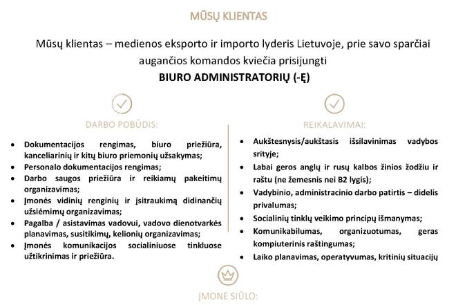 BIURO ADMINISTRATORIUS (-Ė)-0