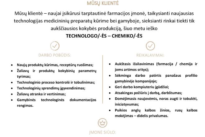 TECNOLOGAS (-Ė) - CHEMIKAS (-Ė)-0