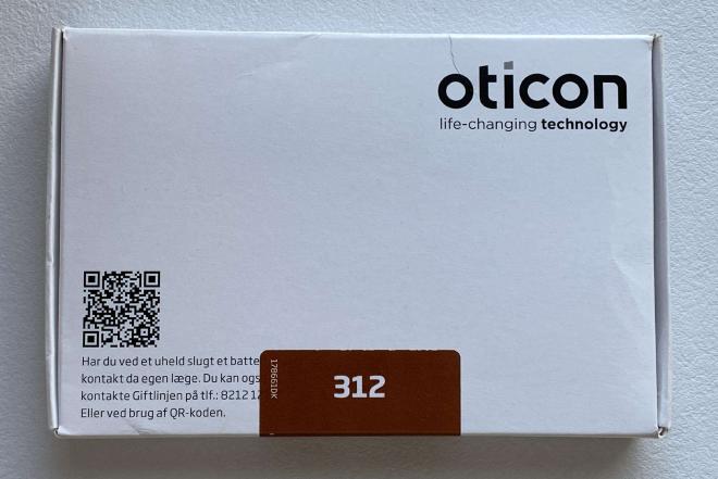 Oticon baterijos 312 ir 13 dydžio klausos aparatui-0