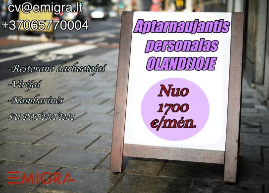 Aptarnaujantis personalas Olandijoje-0