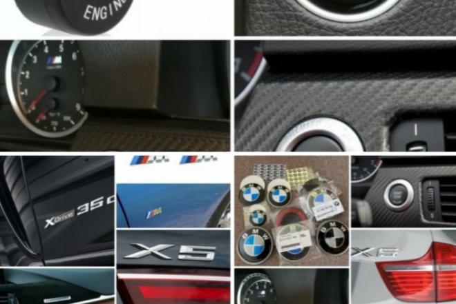 Bmw ženkliukai , logo , led , emblemos.-0