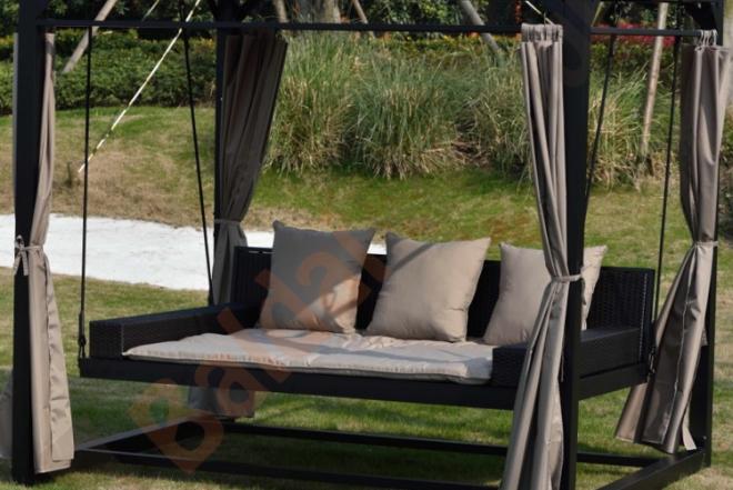 Sūpynės pavėsinė BARCELONA 236x180xH210cm-0