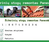 Šiferinių stogų remontas Panevėžys-0