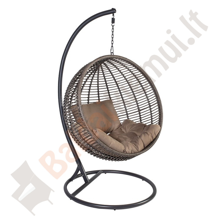 Kabanti kėdė GLOBE su minkšta dalim 105x105xH190cm-0