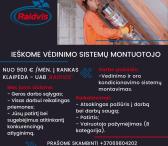 Vėdinimo sistemų montuotojo-0