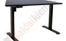 Reguliuojamo aukščio stalas ERGO, 140x80xH71-121cm, juodas-0