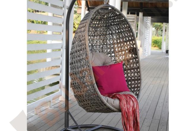 Kabanti kėdė CORA su minkšta dalim 96x96xH198cm-0