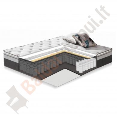 Spyruoklinis čiužinys HARMONY TOP POCKET, 120x200xH33cm-0