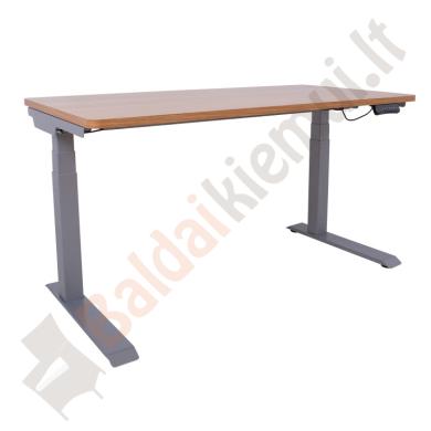 Reguliuojamo aukščio ąžuolo stalas ERGO 140x70cm-0