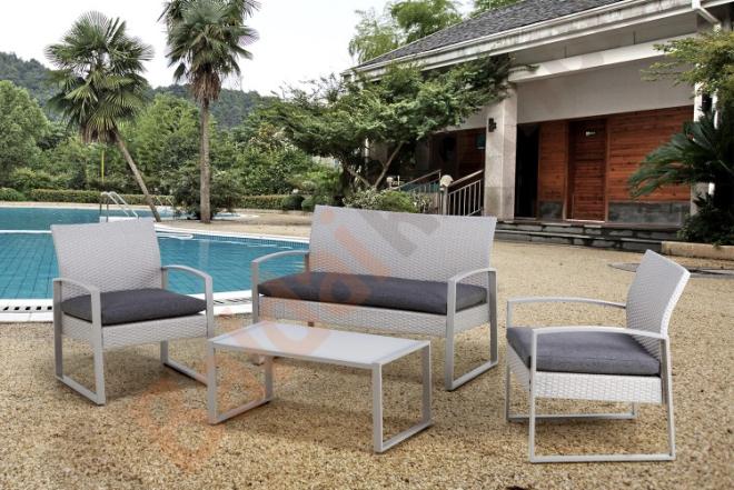 Lauko baldų komplektas VICT su minkšta dalim-0