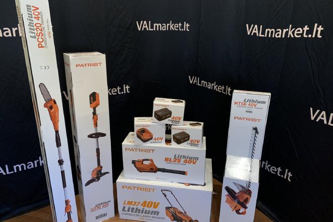 Akumuliatorinis sodo priežiūros priemonių rinkinys-0