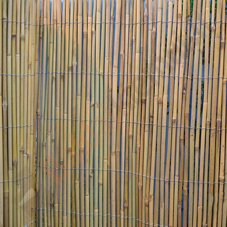 Bambuko nendrių tvora IN GARDEN, 2x5m, natūralaus bambuko D8/10mm-0