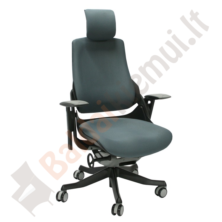 Darbo kėdė WAU su galvos atrama, 65xD49xH112-129cm-0