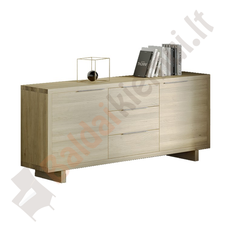 Indauja LISBO su 2 durelėmis ir 3 stalčiais 180x45xH82cm-0