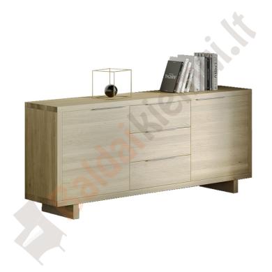 Indauja LISBO su 2 durelėmis ir 3 stalčiais 180x45xH82cm-0