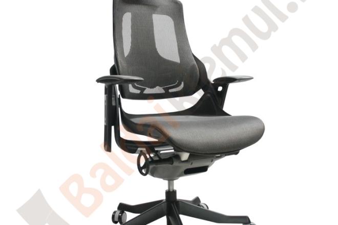 Darbo kėdė WAU su galvos atrama, 65xD49xH112-129cm-0