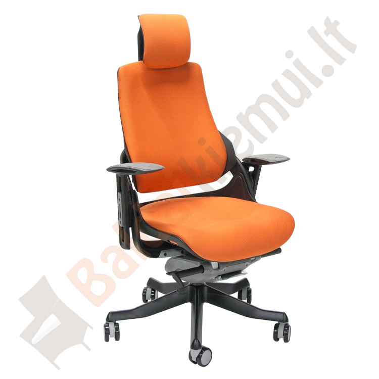 Biuro kėdė WAU su galvos atrama, 65xD49xH112-129cm-0