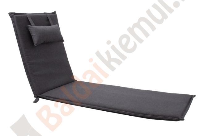 Gulto minkšta dalis WICKER, medžiaga:poliesteris, spalva: tamsiai pilka-0